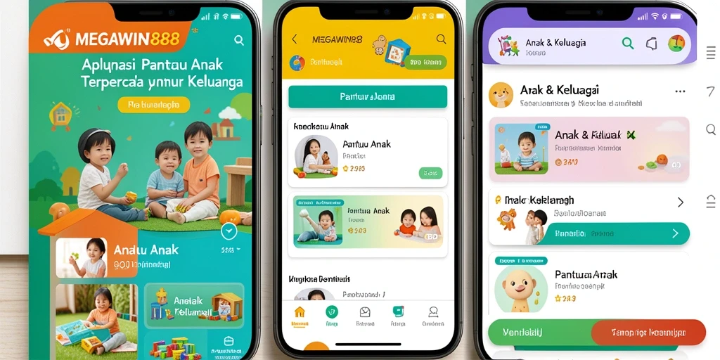 Antarmuka MEGAWIN888 yang intuitif memudahkan pemantauan anak.
