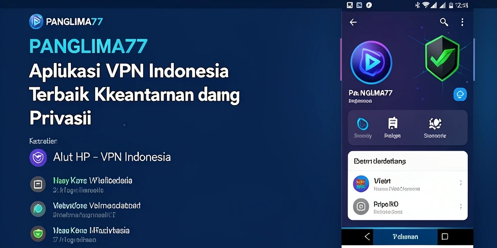 Antarmuka pengguna PANGLIMA77 yang sederhana dan fungsional.