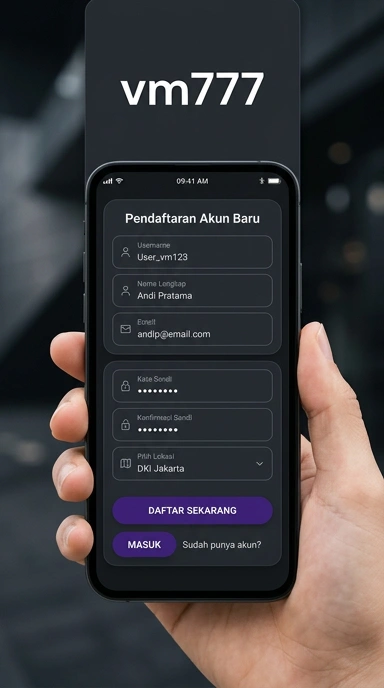 Panduan Langkah Daftar Akun vm777 untuk Pengguna Android